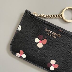 Kate Spade Cameron Dusk Buds Ditsy Zip Card Holder | Kate Spade Card Holder